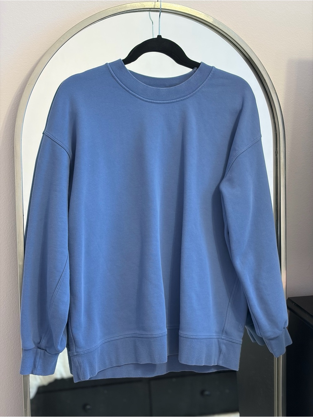 lululemon athletica Blue Crewneck Sweatshirt